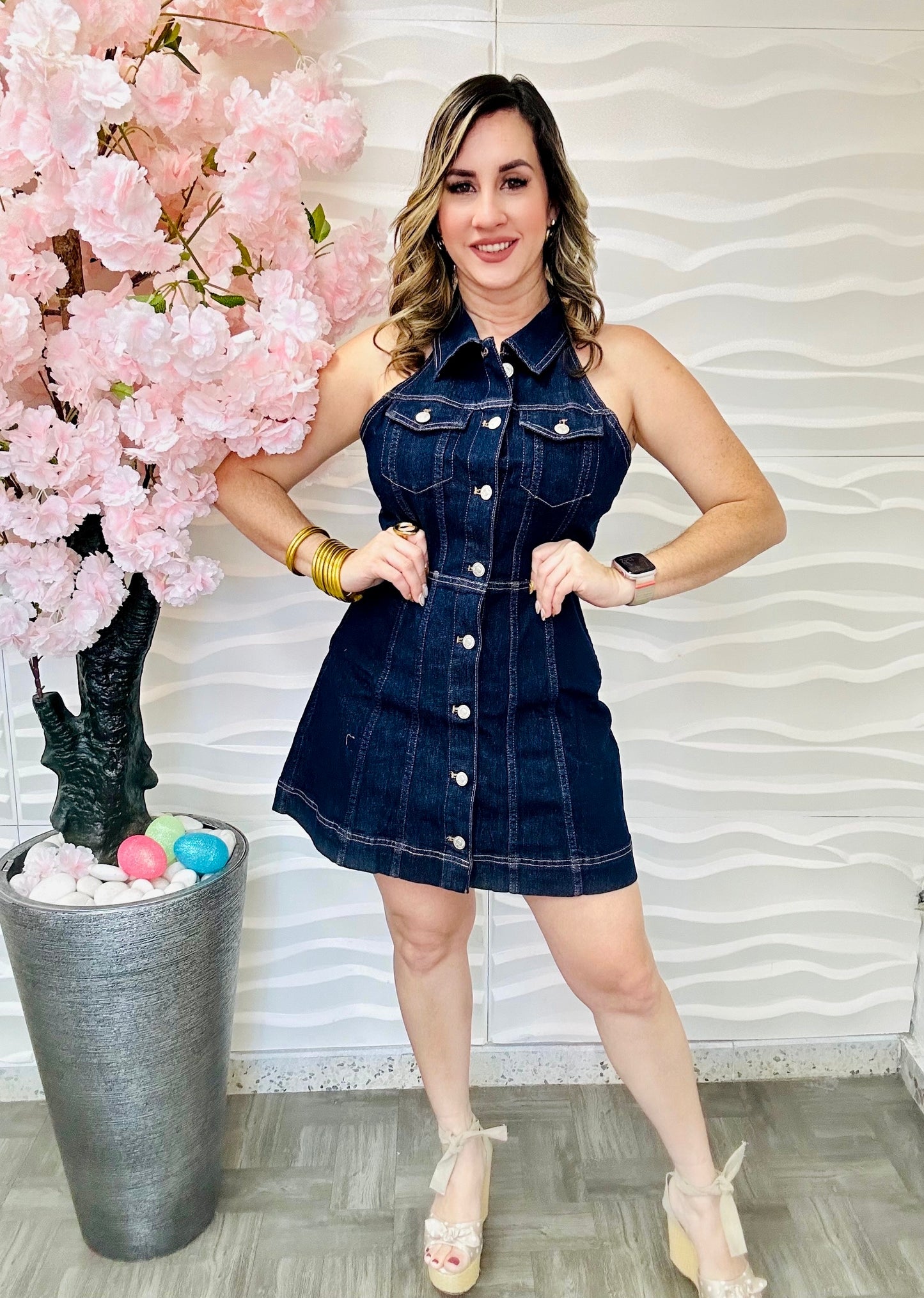 Faviola denim dress