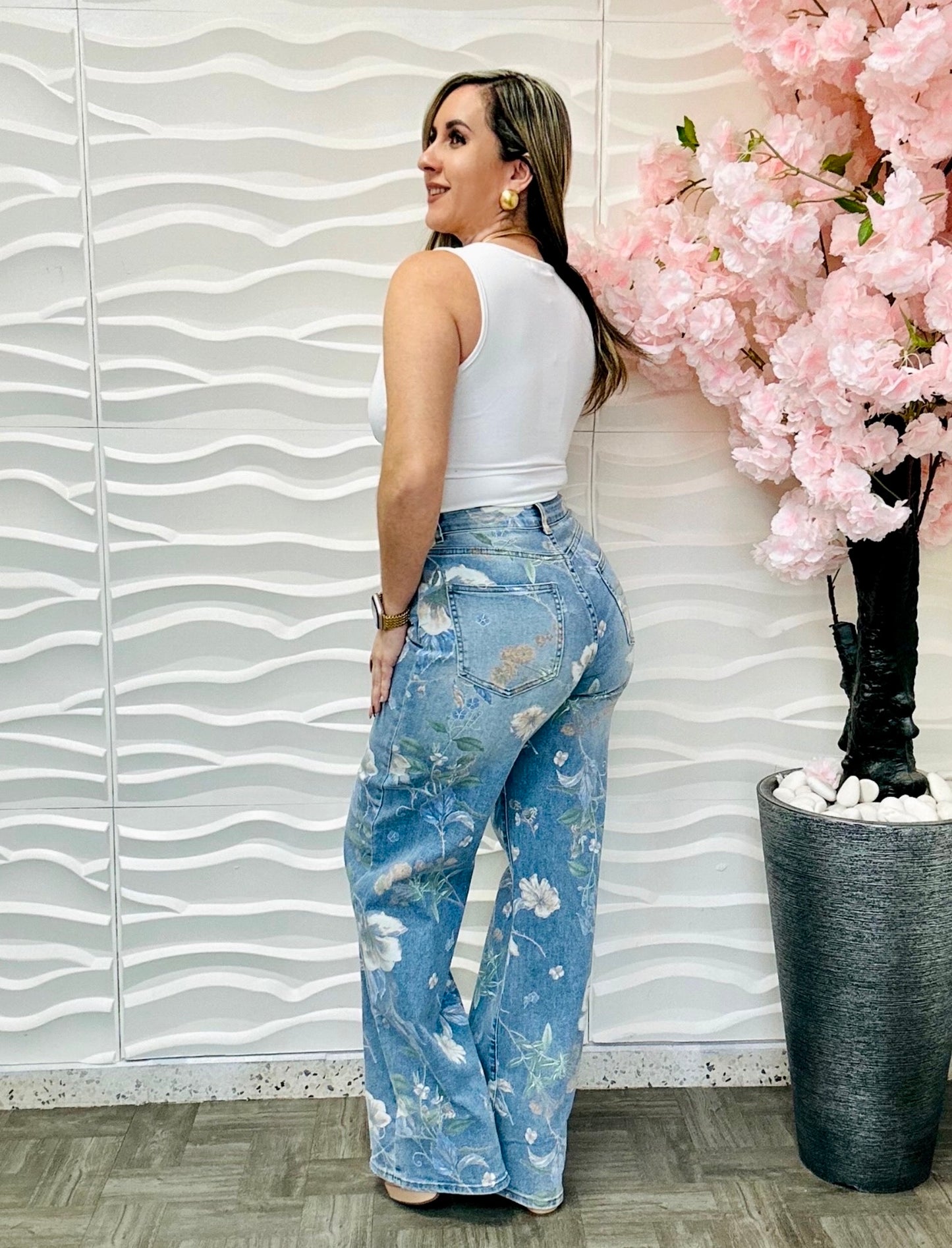 Floral Jeans