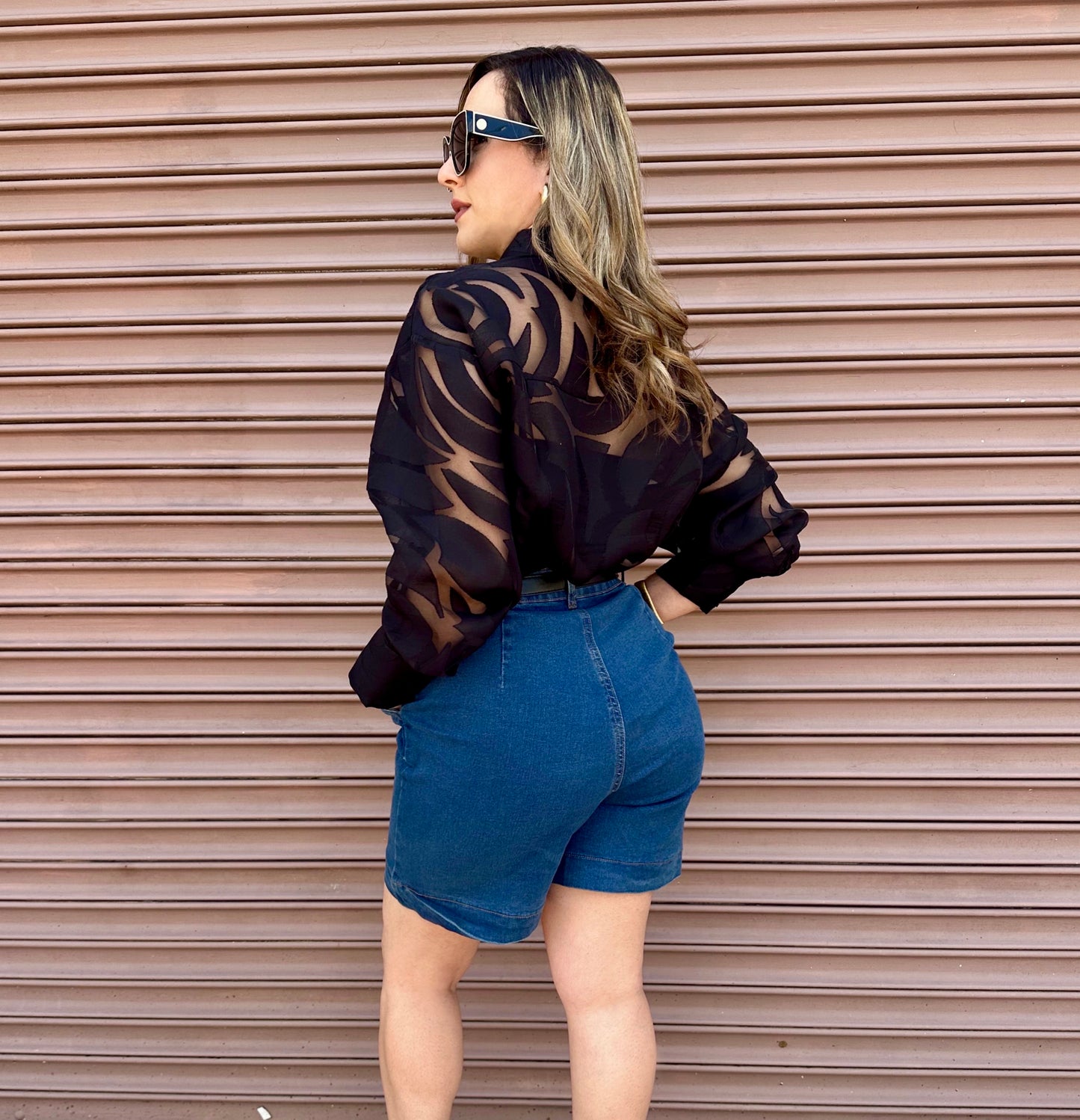 Fancy black top