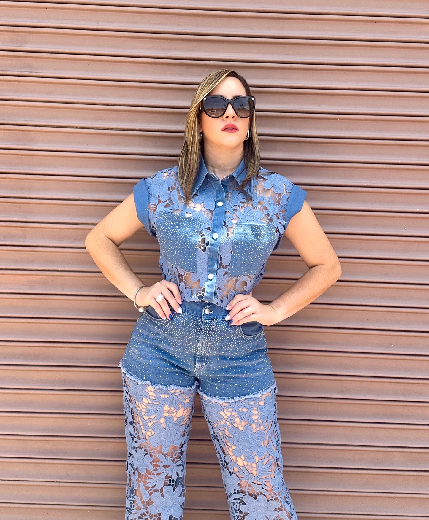 Irene denim set
