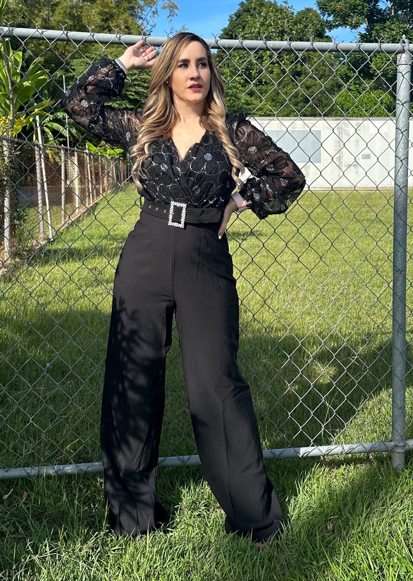 Amaia black jumpsuit