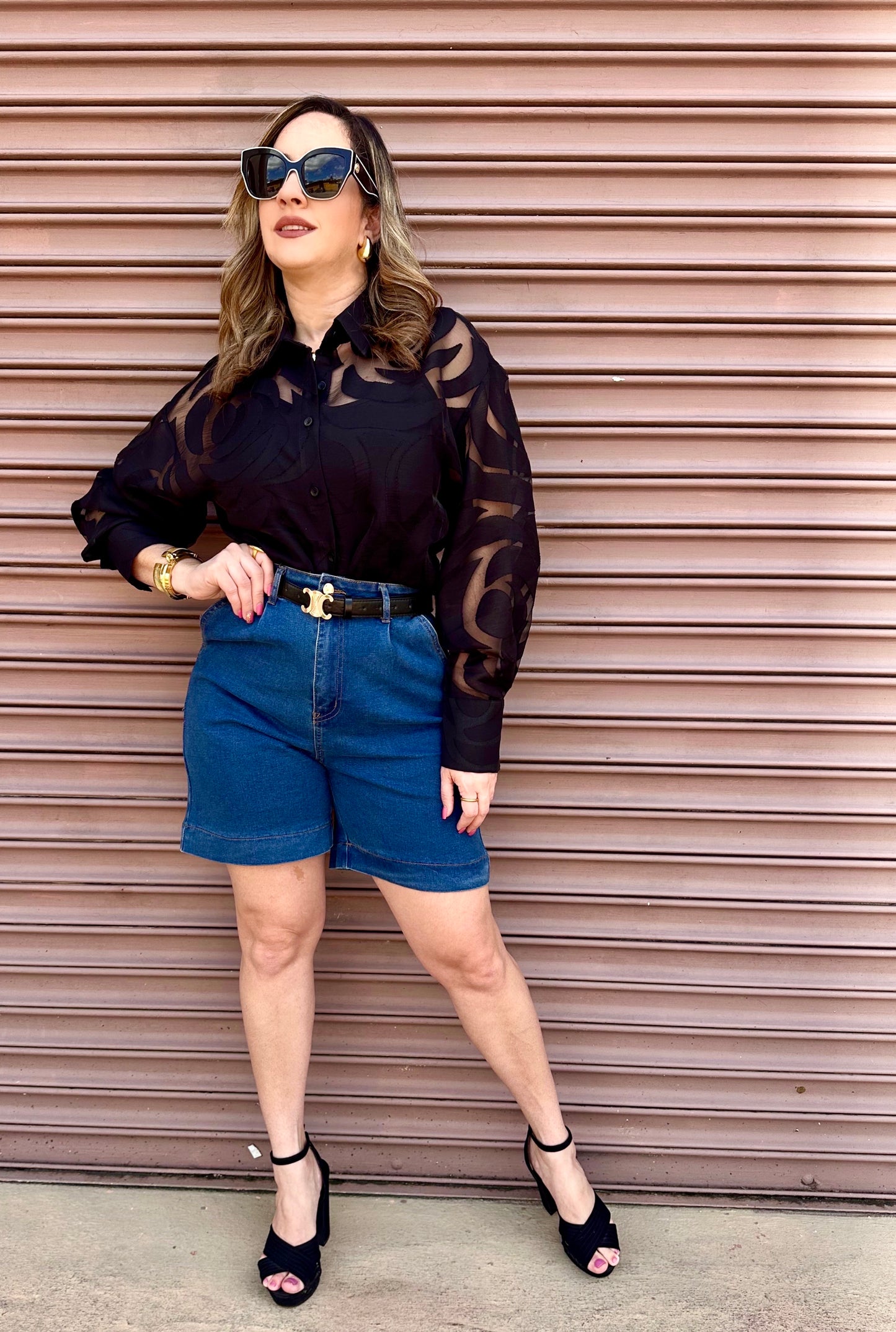 Fancy black top