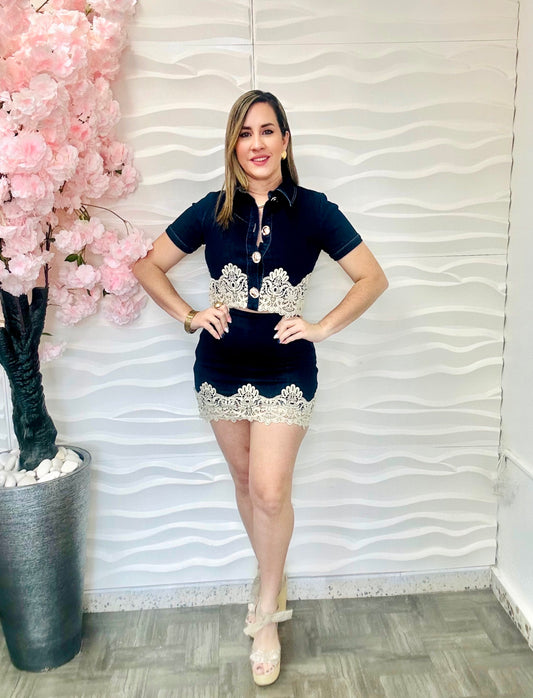 Vera denim set