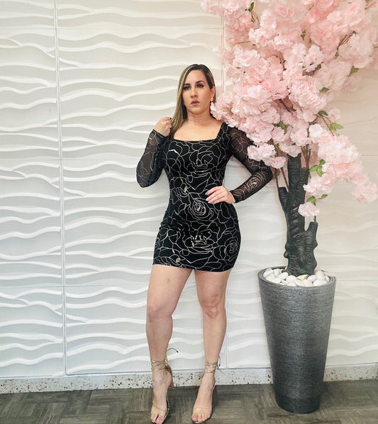 Doris black dress