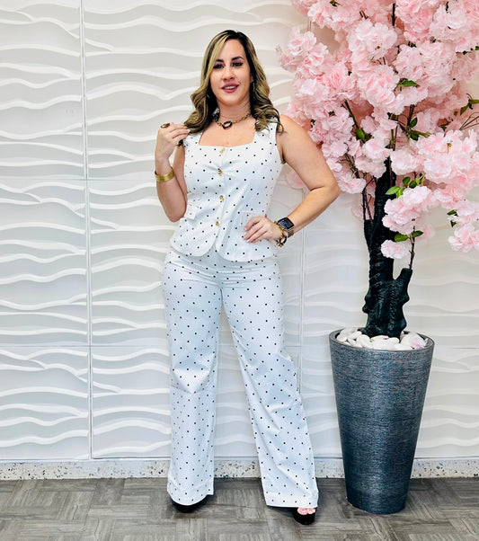Polka tami vest