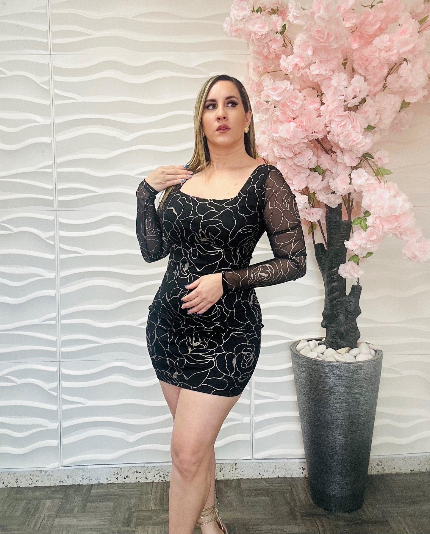 Doris black dress