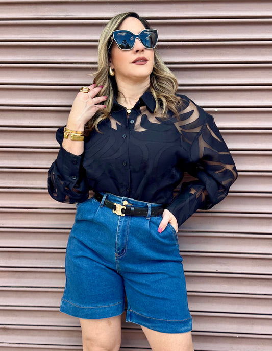 Fancy black top