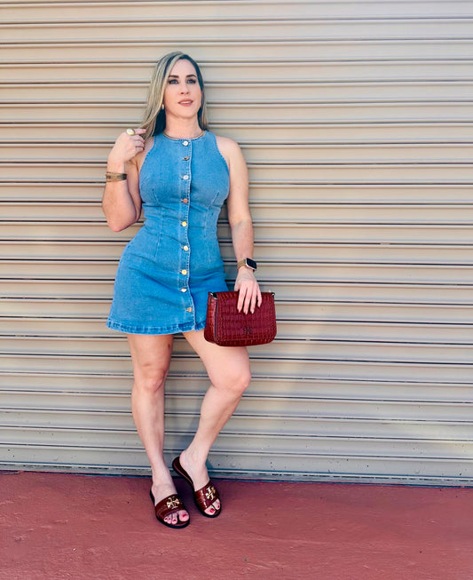 Minne denim dress