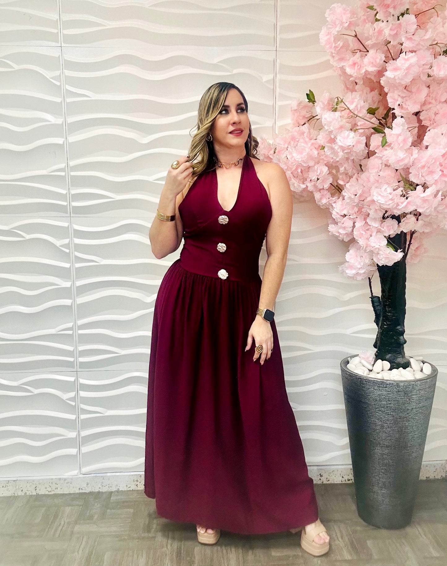 Italian maxi dress