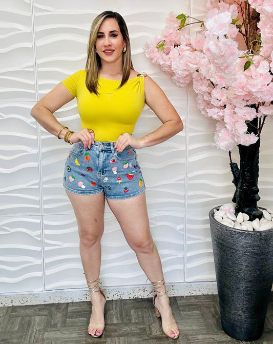 Anette denim short