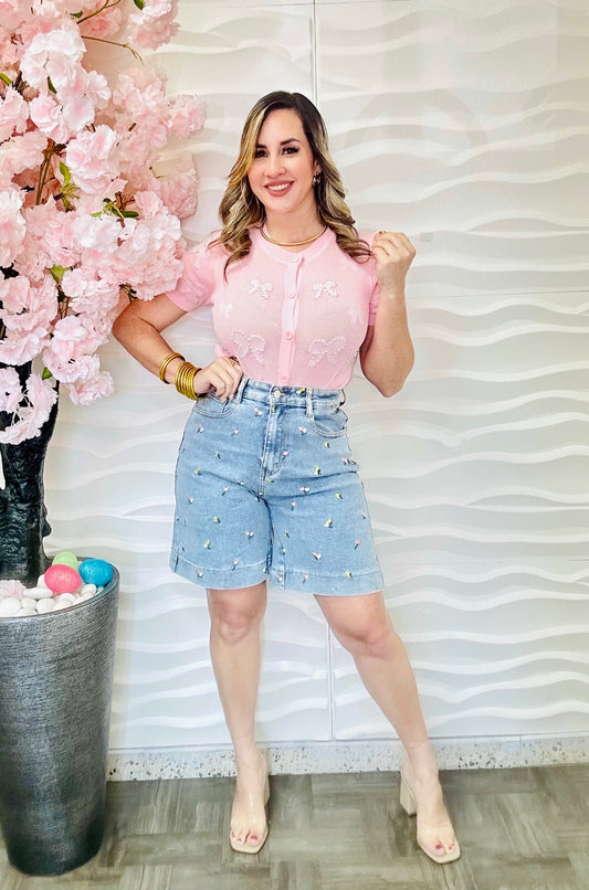 Maileen Pink top