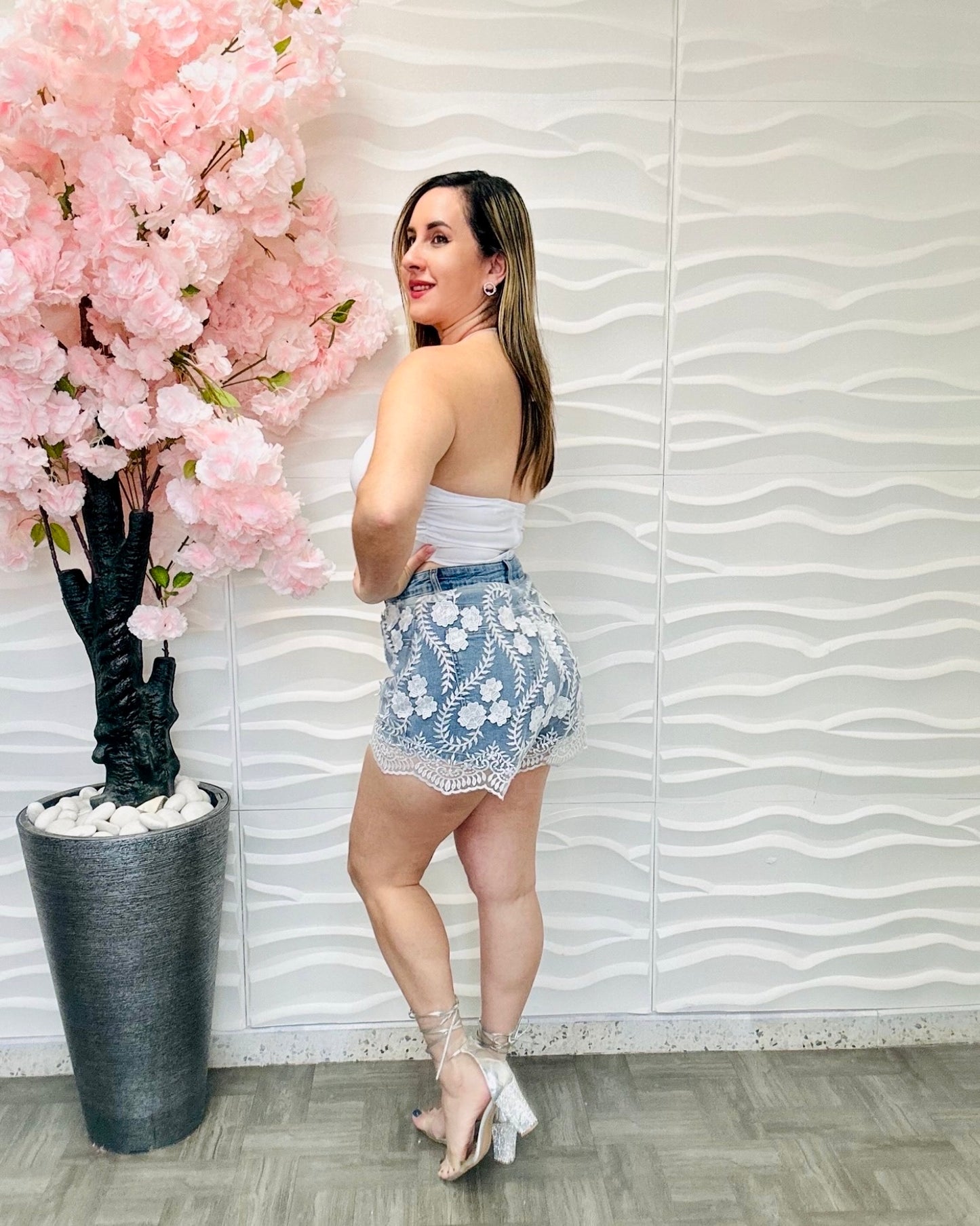 Clara denim short