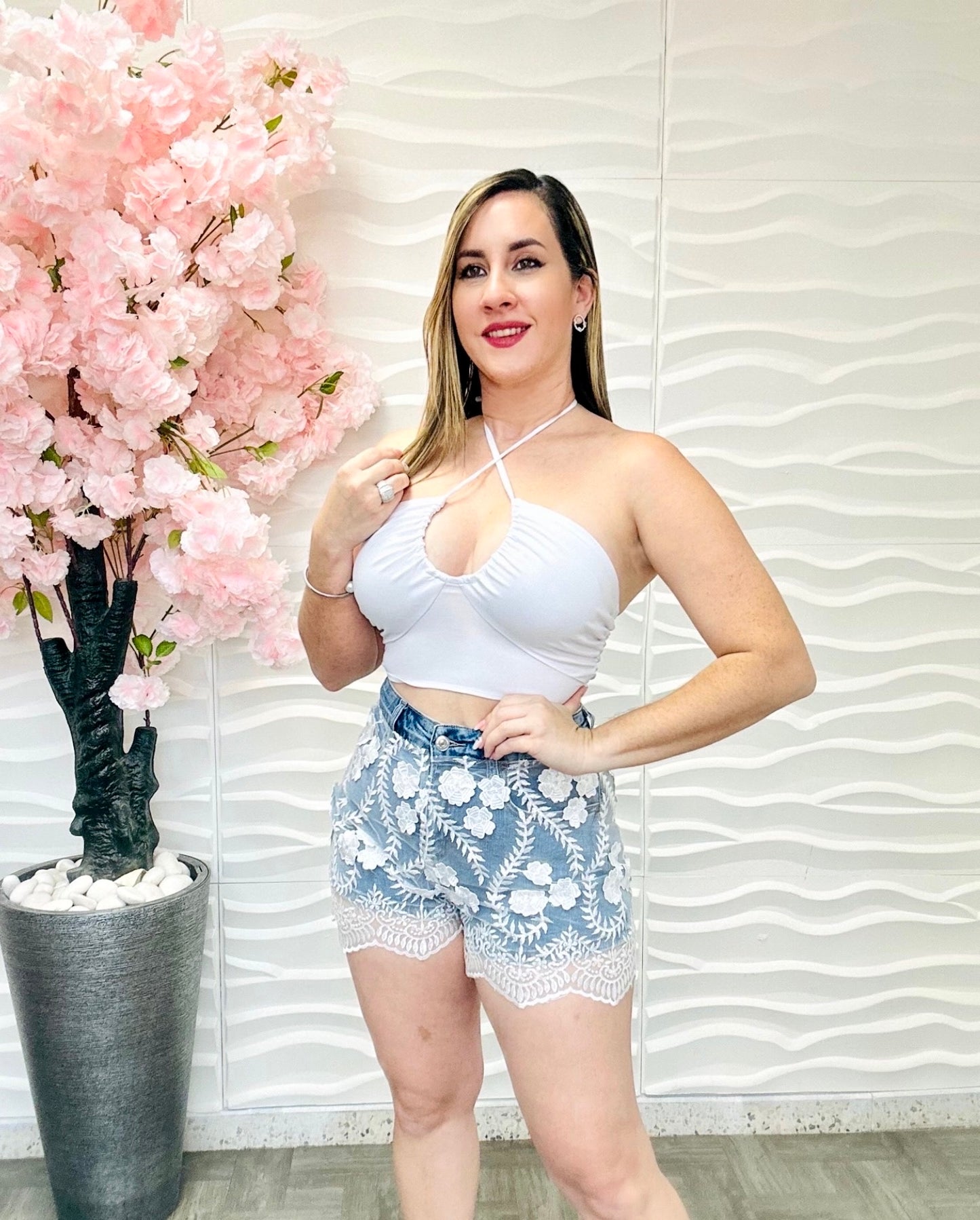 Clara denim short