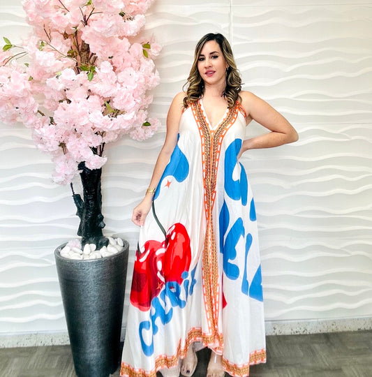 Cherry italian dress