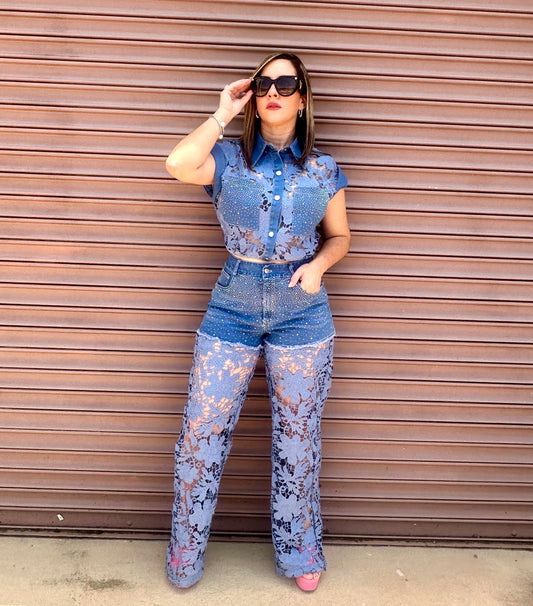 Irene denim set