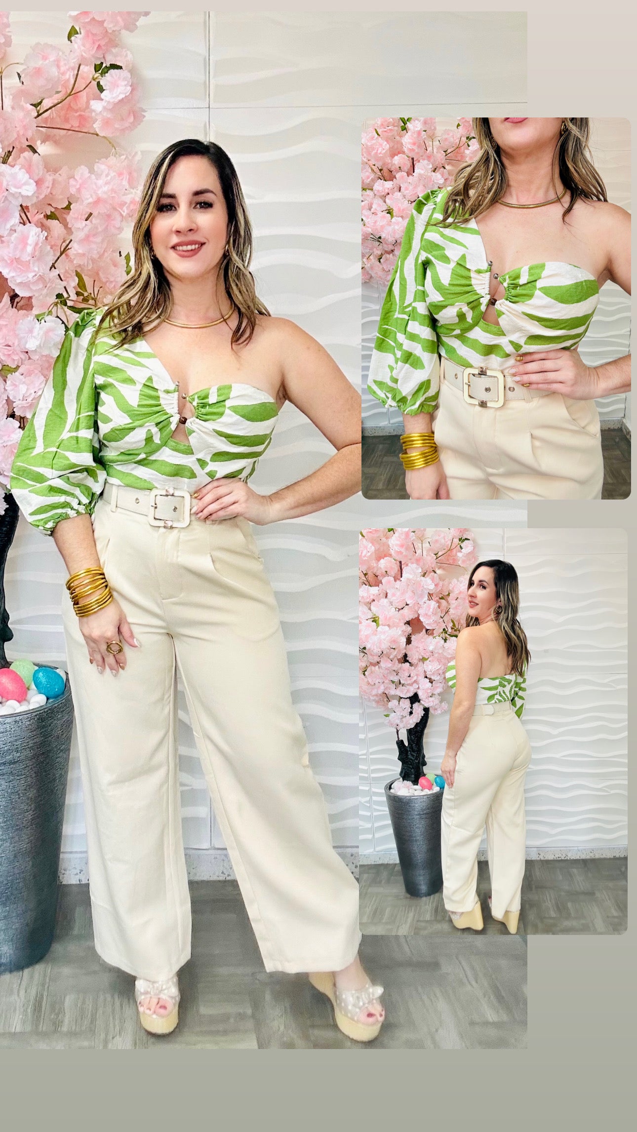 Marisel ivory pant