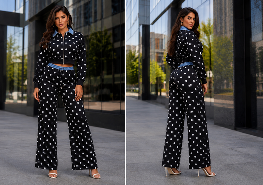 Polka dots travel set