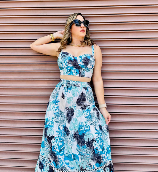 Priscila blue set