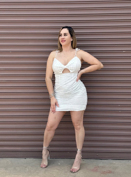 White mini Dress
